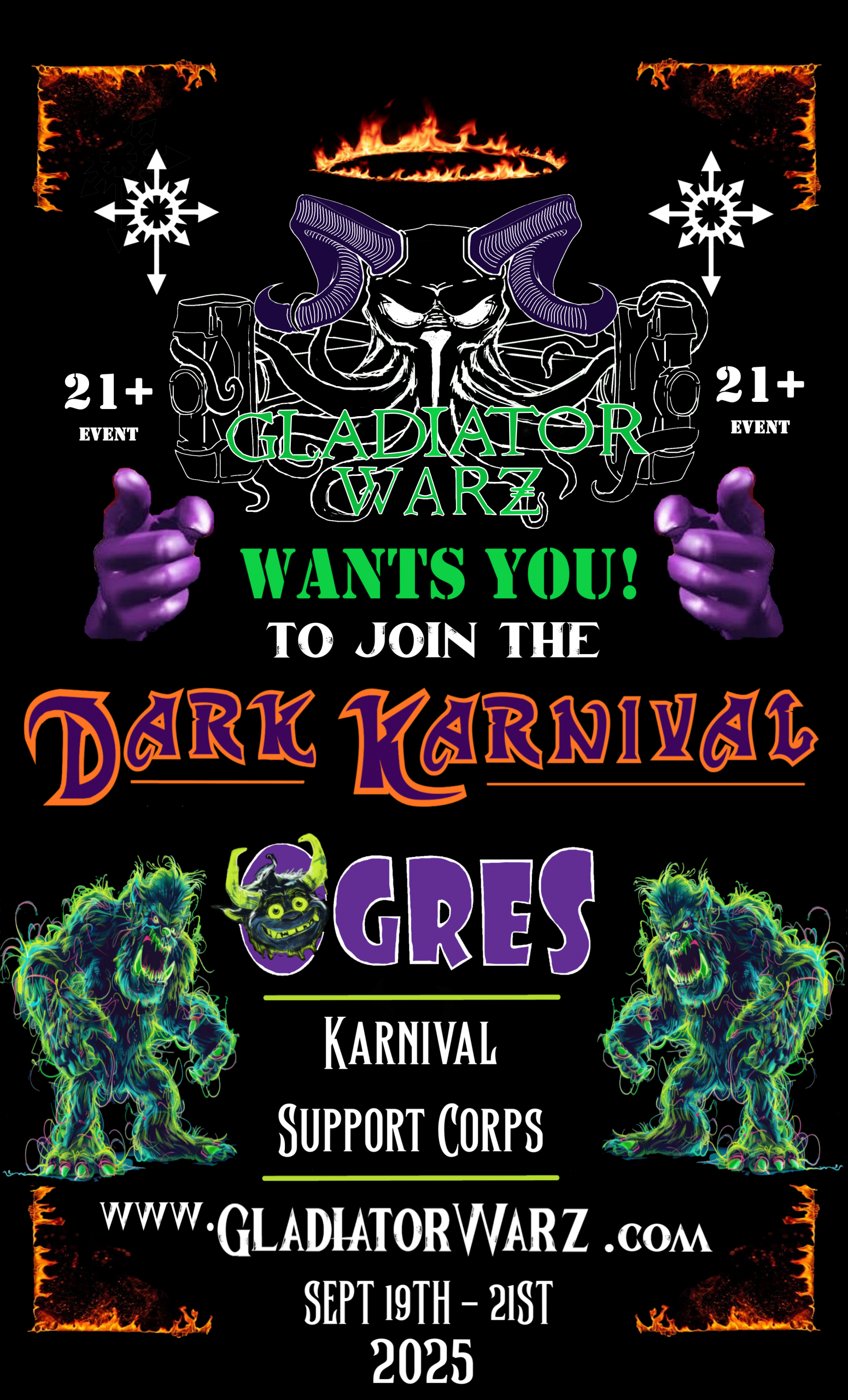 The Karnival Support Corps wants YOU to be an OGRE!