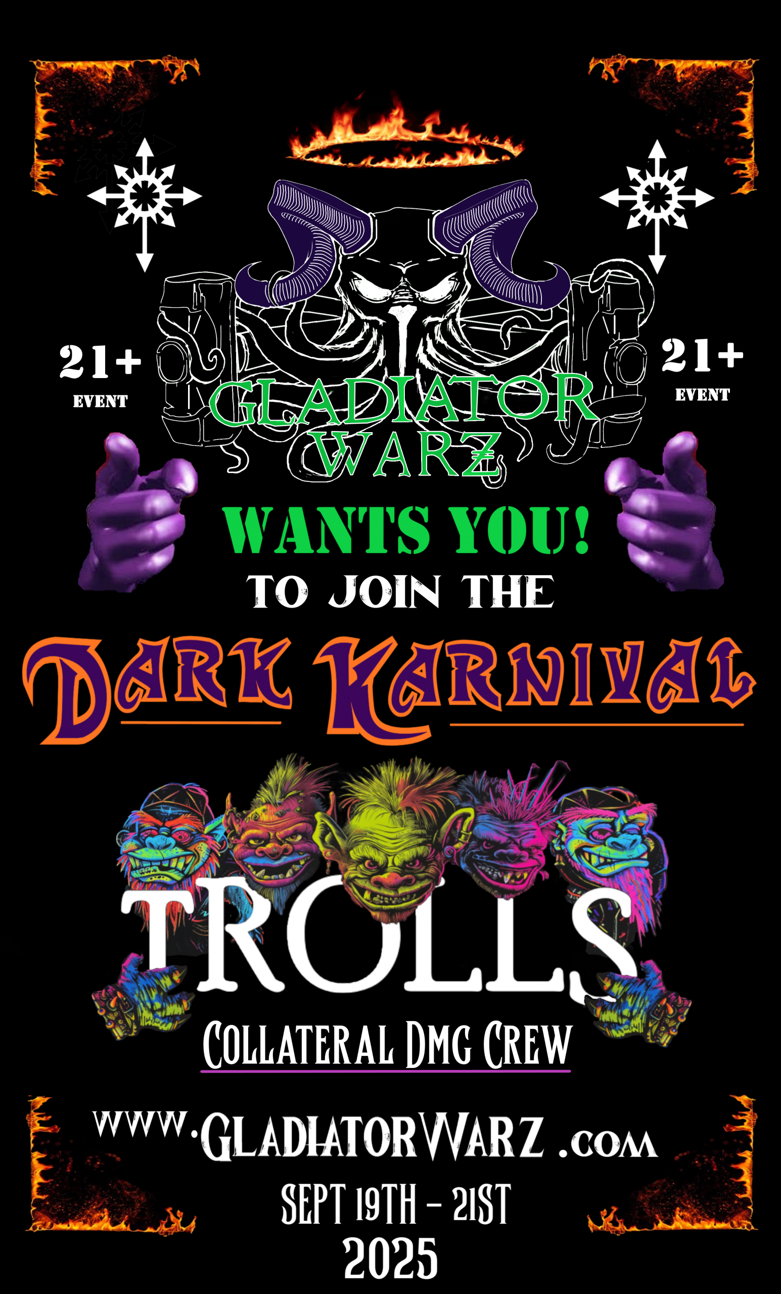 Are you tough enough to be a TROLL in the Collateral Damage Crew?