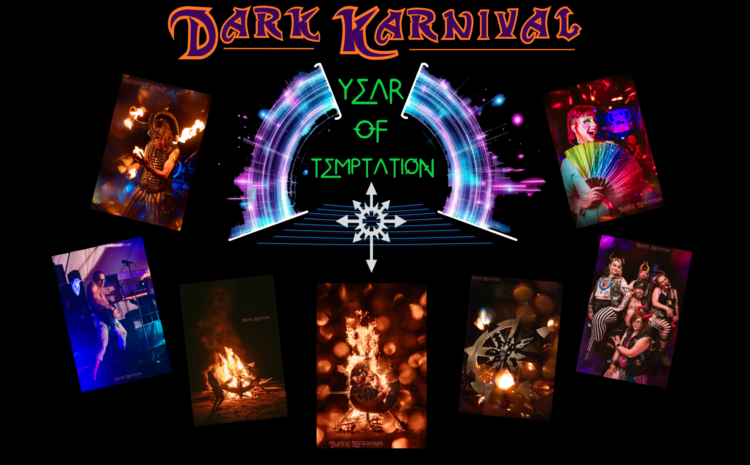 Line Up for The Dark Karnival 2026