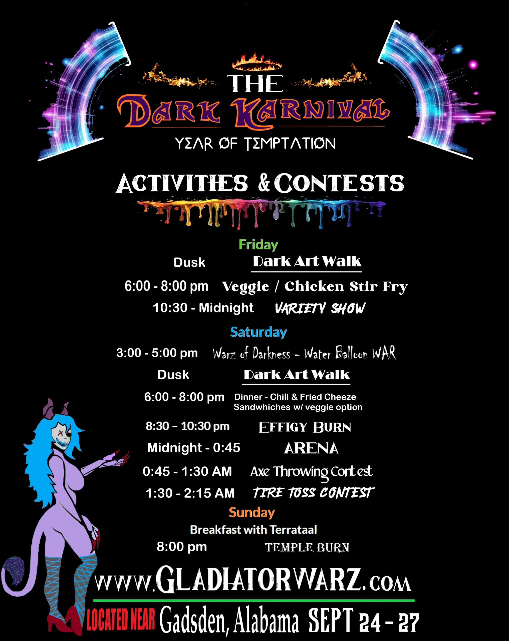 Dark Karnival 26 Activities & Contests